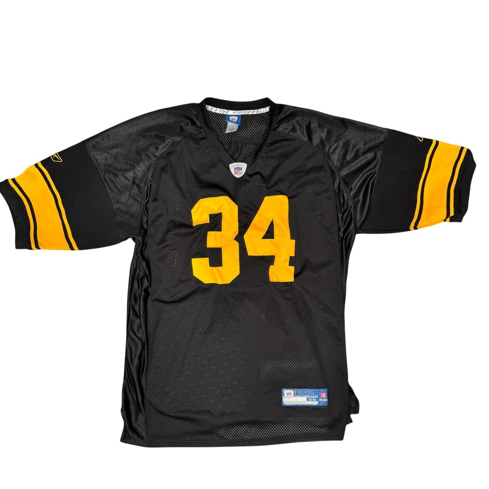 Reebok NFL Pittsburgh Steelers Rashard Mendenhall 34 Jersey Mens 56 Black